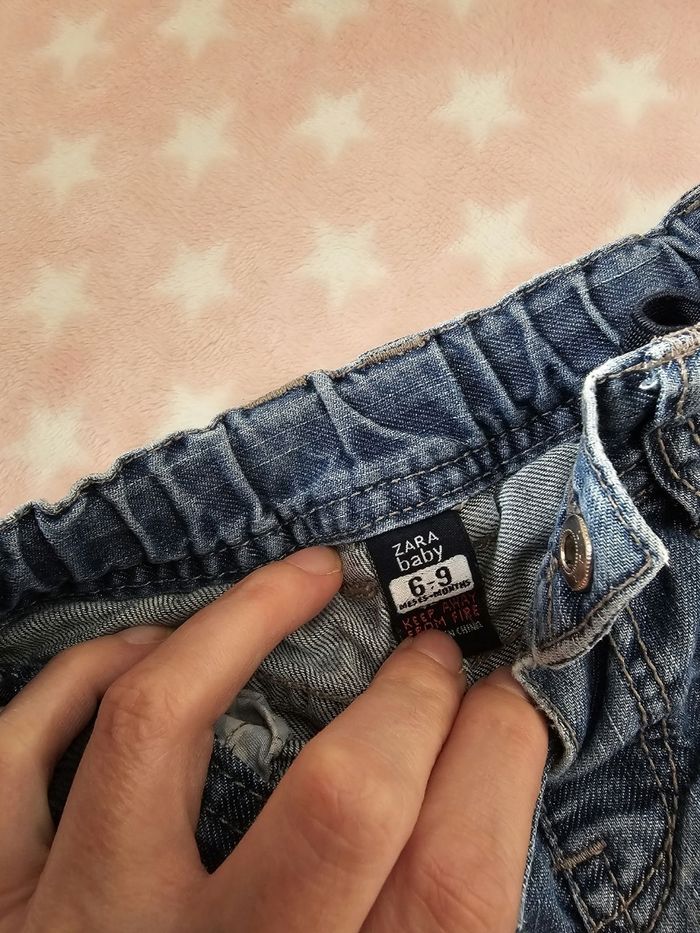 Pantalon jeans mixte 6-9 mois - photo numéro 6