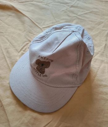 Casquette beige, H&M, 3 ans