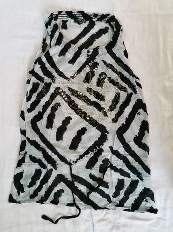 Blouse sans manches transparente