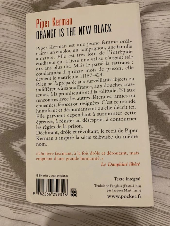 Livre orange is the new black - photo numéro 3
