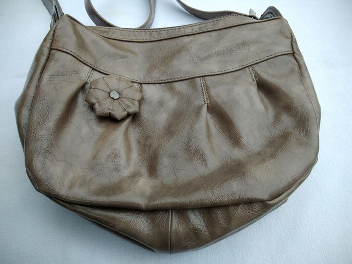 Petit sac à main bandoulière beige - photo numéro 3