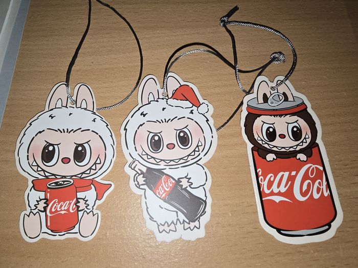 Peluche Popmart labubu coca cola - photo numéro 7