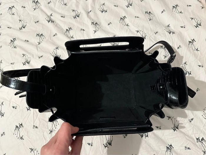 Sac à main en cuir effet croco Ami Paris neuf - photo numéro 17
