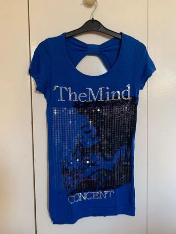 Tee shirt bleu 12 ans