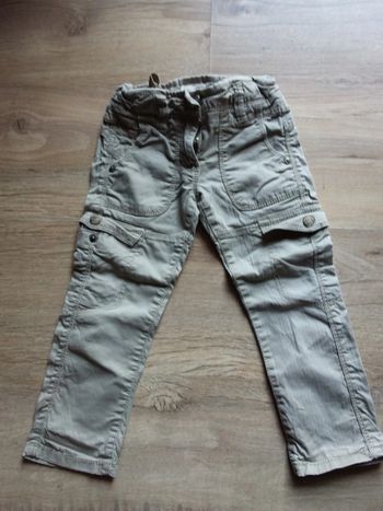 Pantalon toile beige