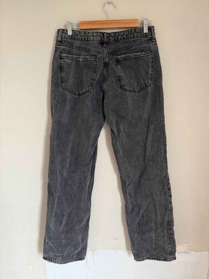 Jean gris délavé Zara - photo numéro 2