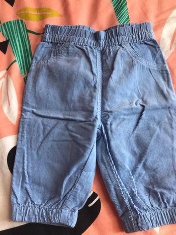 Pantalon en velours non doublé 6 mois