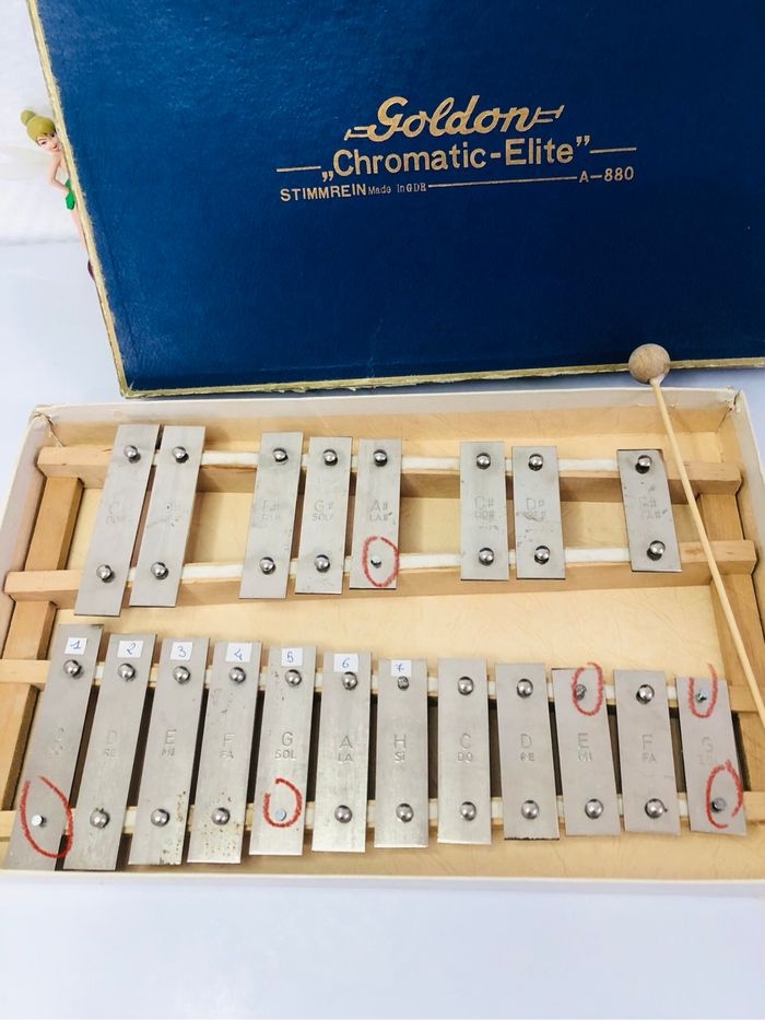 Xylophone golden chromatic-Elite vintage - photo numéro 2