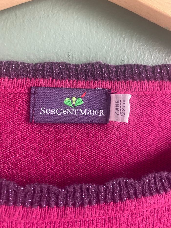 T-shirt fille Sergent Major – Taille 7 ans - Lapin - photo numéro 3