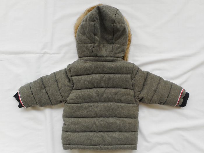 Blouson gris chiné à capuche - Tartine et Chocolat - 18 mois - photo numéro 2