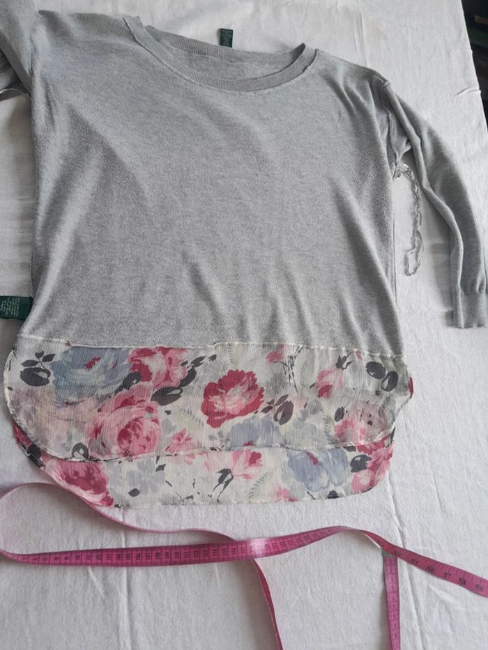 Petit pull leger avec voile fleuri Lauren Ralph Lauren - photo numéro 9