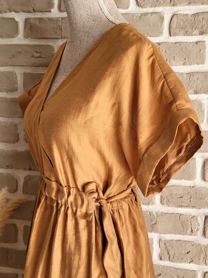 Robe d'été camel Camaïeu - photo numéro 7