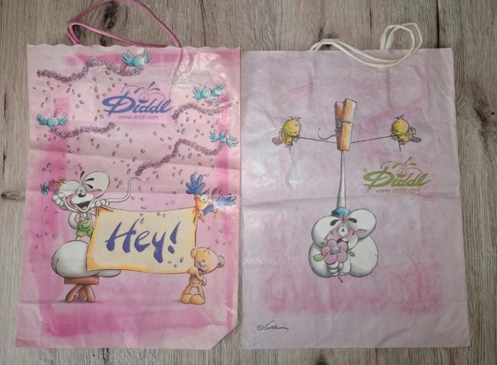 Grande pochette papier diddl