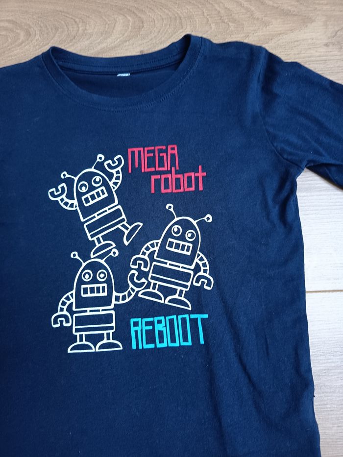 T-shirt fantaisie manches longues garçon, taille 6 ans - photo numéro 2