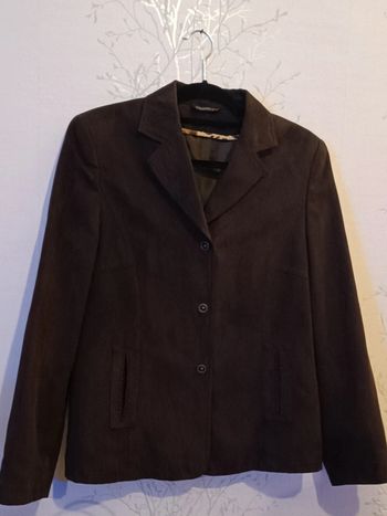 Veste marron suédine