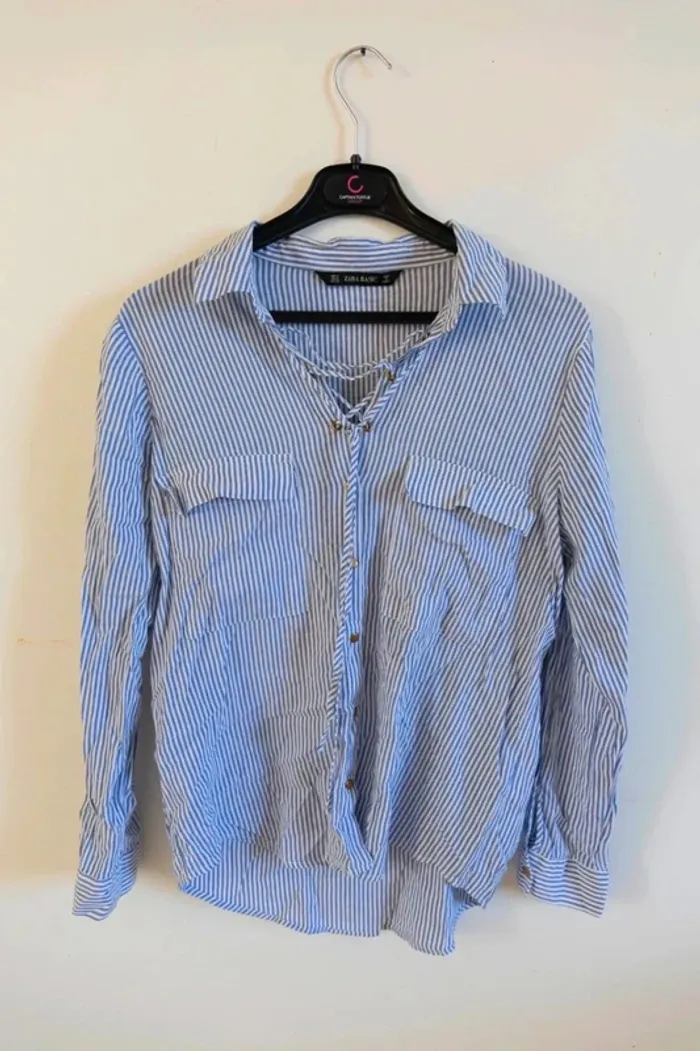 C49 chemise rayé Zara M