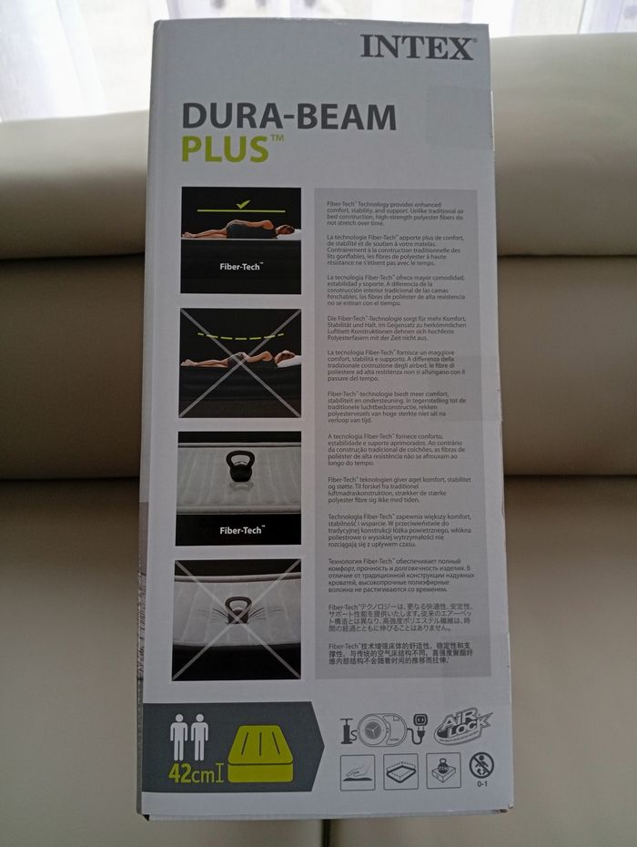 Matelas gonflable pour 2 personnes avec gonfleur électrique intégré - photo numéro 6