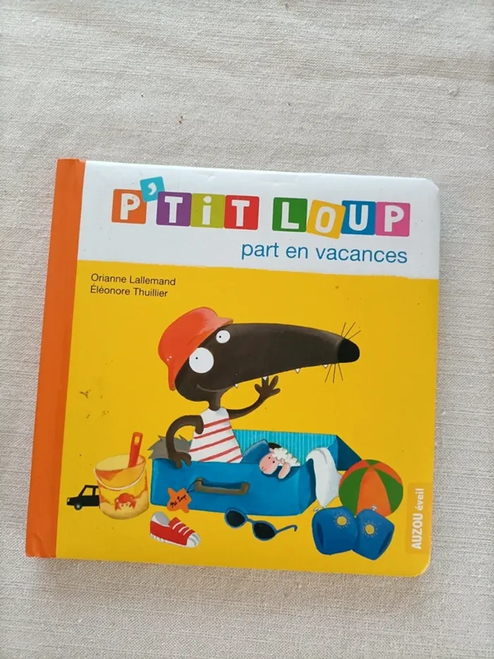 Livre P'tit Loup part en vacances