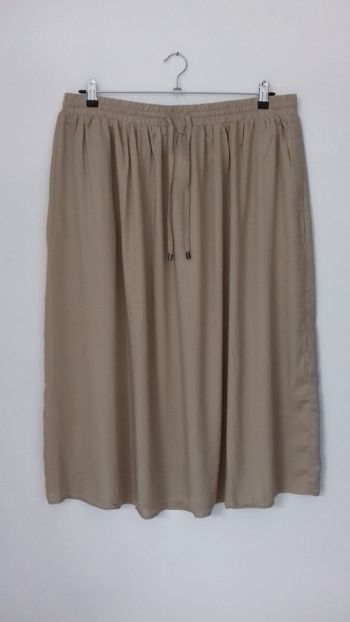 Jupe longue fluide beige - H&M - T.XL - Neuve