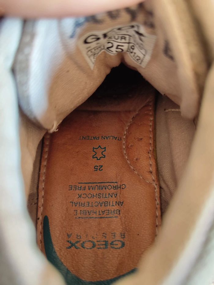Bottines à scratchs en cuir Geox en 25 (EU) - photo numéro 6