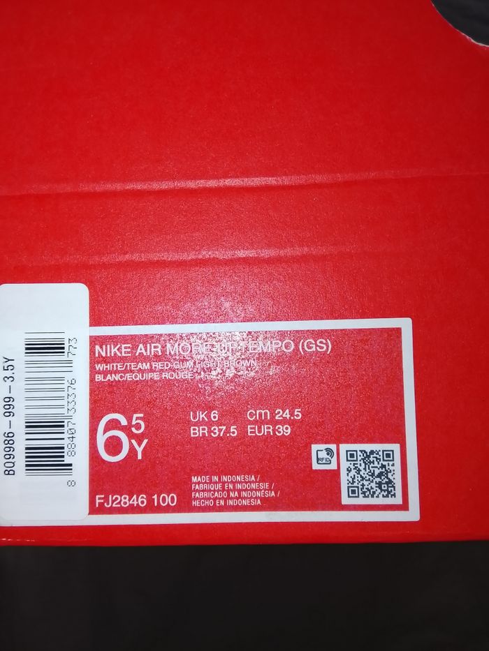 Nike Air More Uptempo GS taille 39 - photo numéro 6
