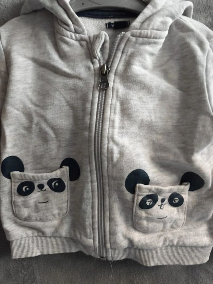 Gilet Motif panda 18 mois - photo numéro 5