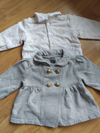 Lot gilets fille 18mois