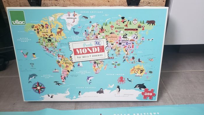 Puzzle du monde 500 pièces - photo numéro 3