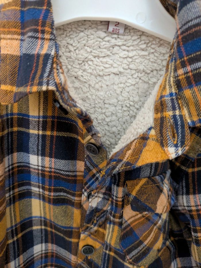 Chemise gilet à carreaux - photo numéro 2