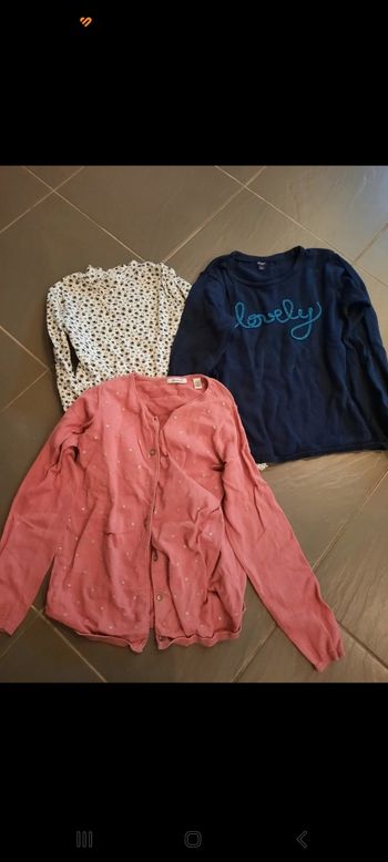Lot 3 articles fille
