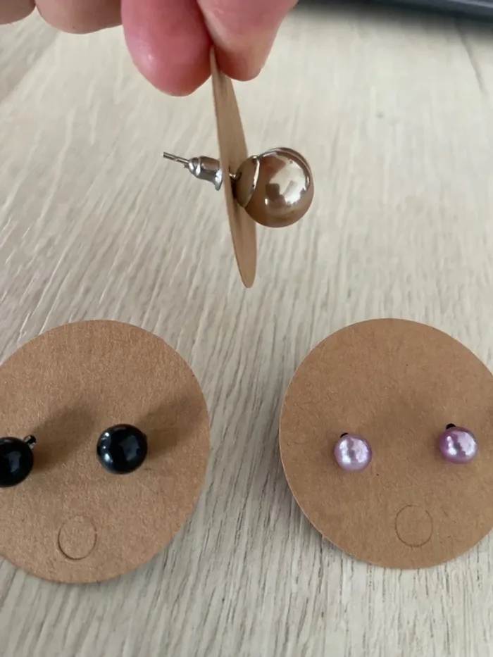 Lot de paires  de boucles d’oreilles - photo numéro 2