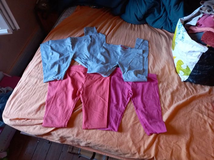 4 leggings 9 ans