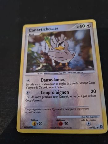 Carte pokémon Canarticho 49/132