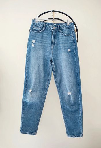 12 ans pantalon jean mom effet destroy Kiabi