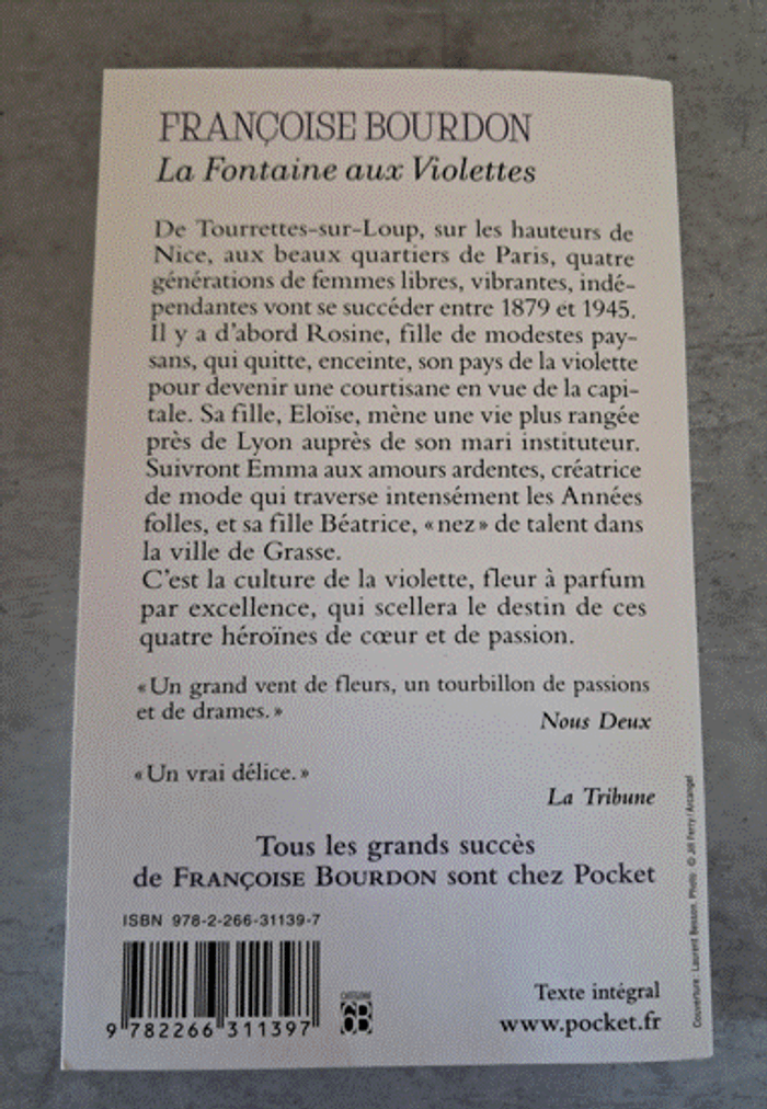 Françoise Bourdon. La fontaine aux violettes. - photo numéro 2