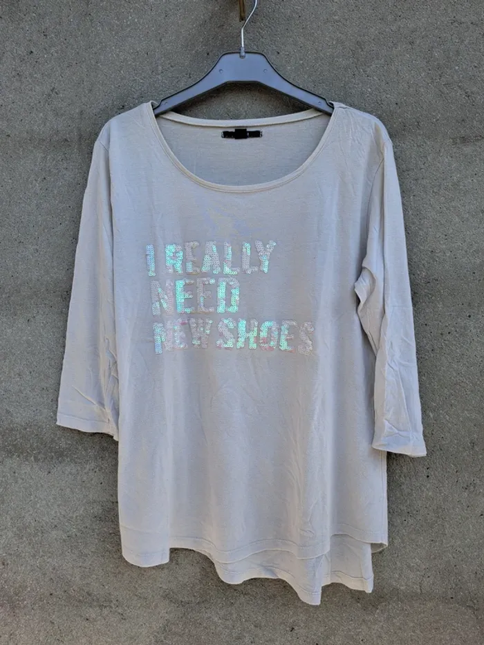 T-shirt manches 3/4