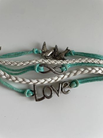 Bracelet love bleu