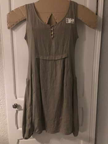 37-Robe longue en lin Neuve TM (38/42)