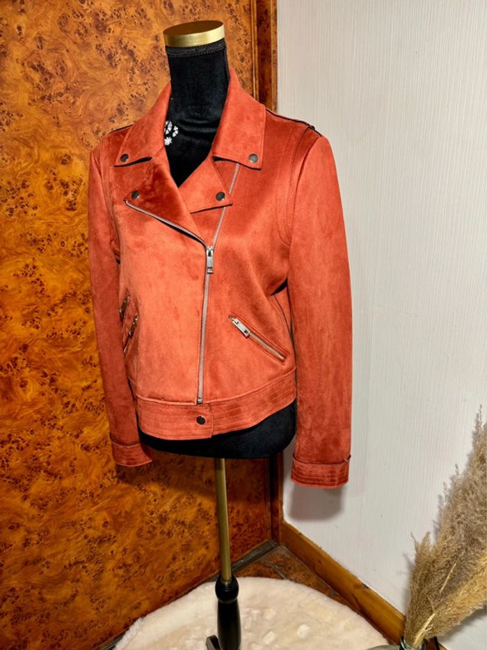 Perfecto effet suédine Camaïeu - Taille 40 - Tendance et stylé - photo numéro 2