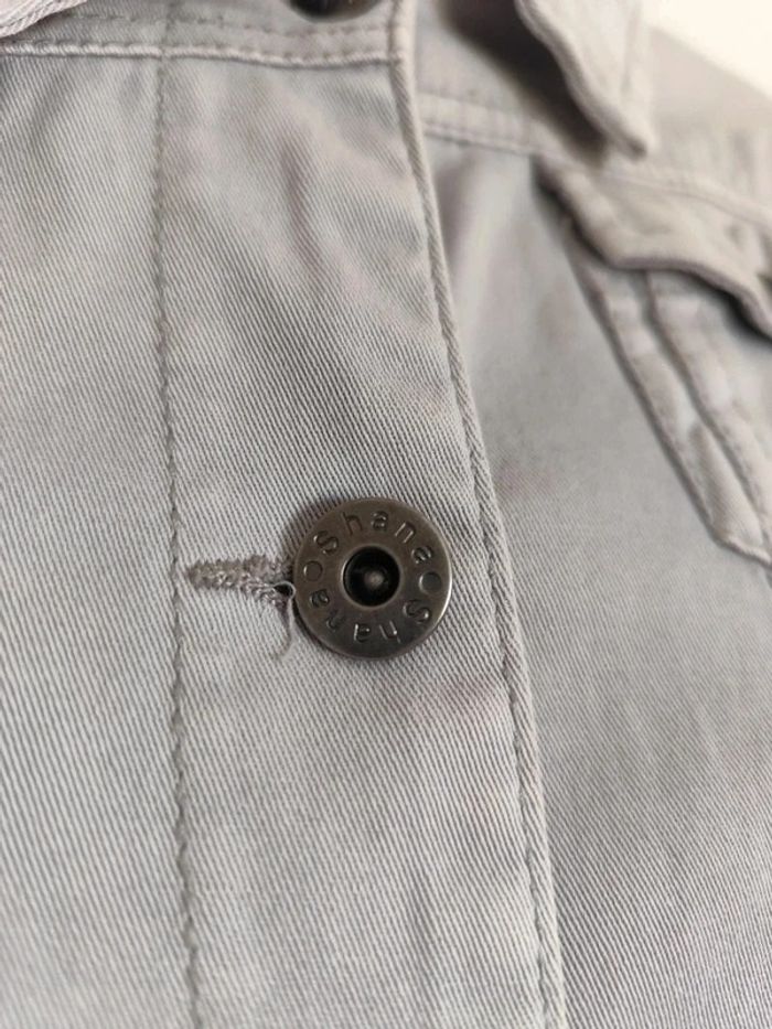 Cazadora vaquera gris claro M - photo numéro 3