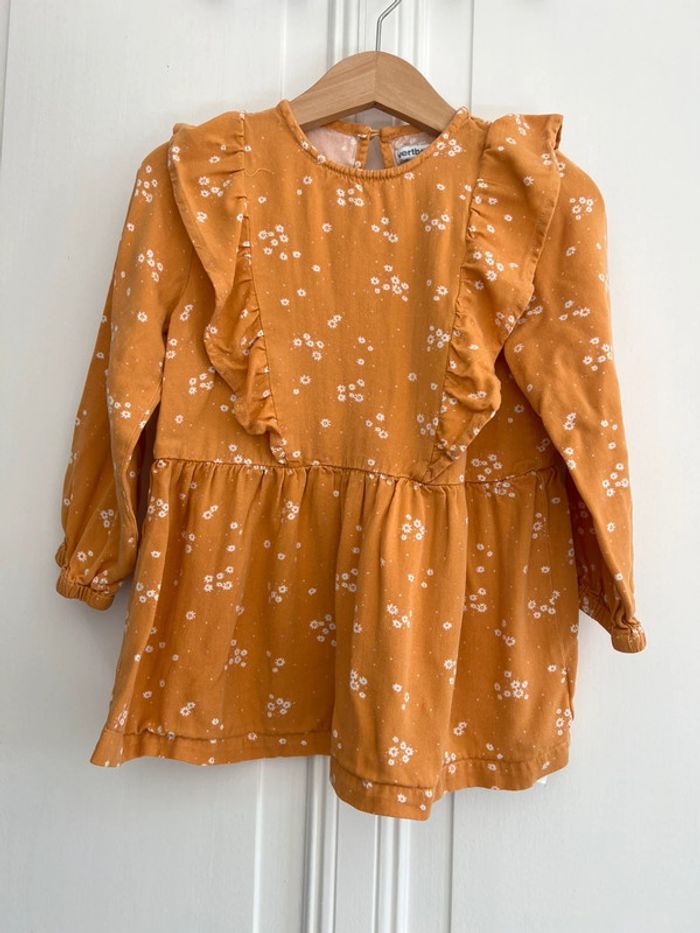 Robe moutarde vertbaudet 3 ans