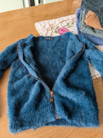 Gilet fille  effet mohair 6ans