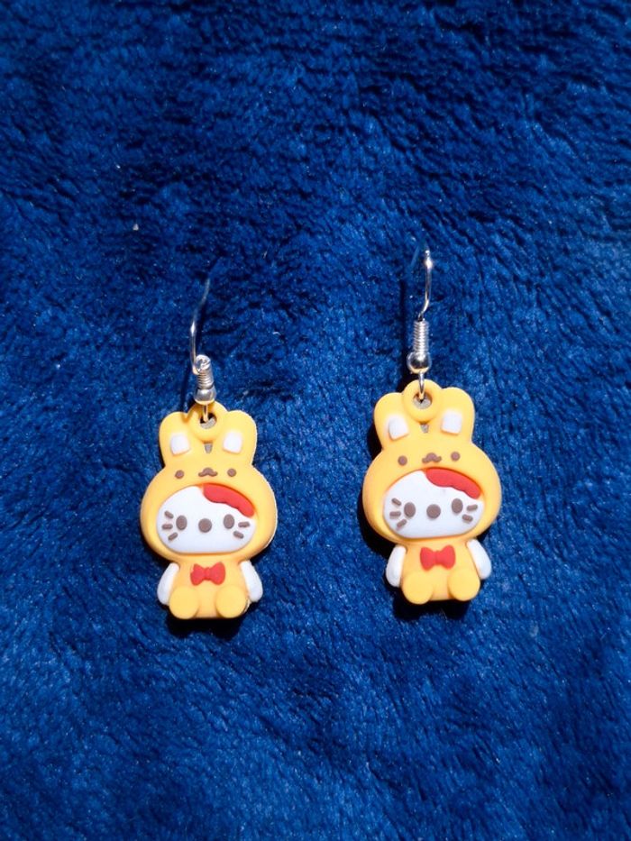 Boucles d'oreilles Kuromi - photo numéro 3