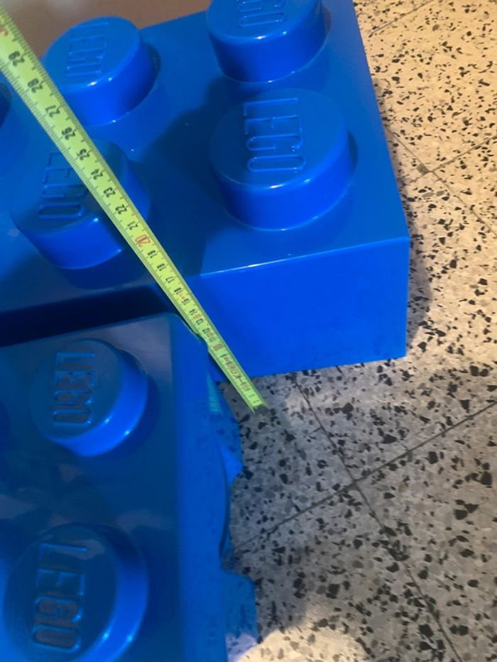 Boîte de rangement lego bleu - photo numéro 7