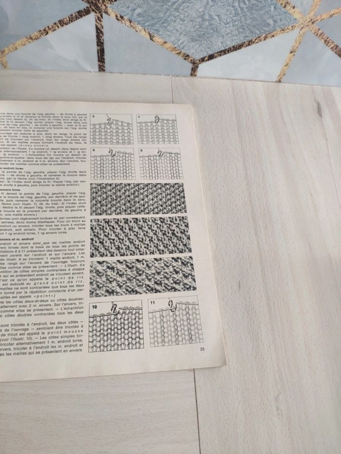 Magazine Burda numéro 94 de 1974 édition française Tricoter fait plaisir - photo numéro 7