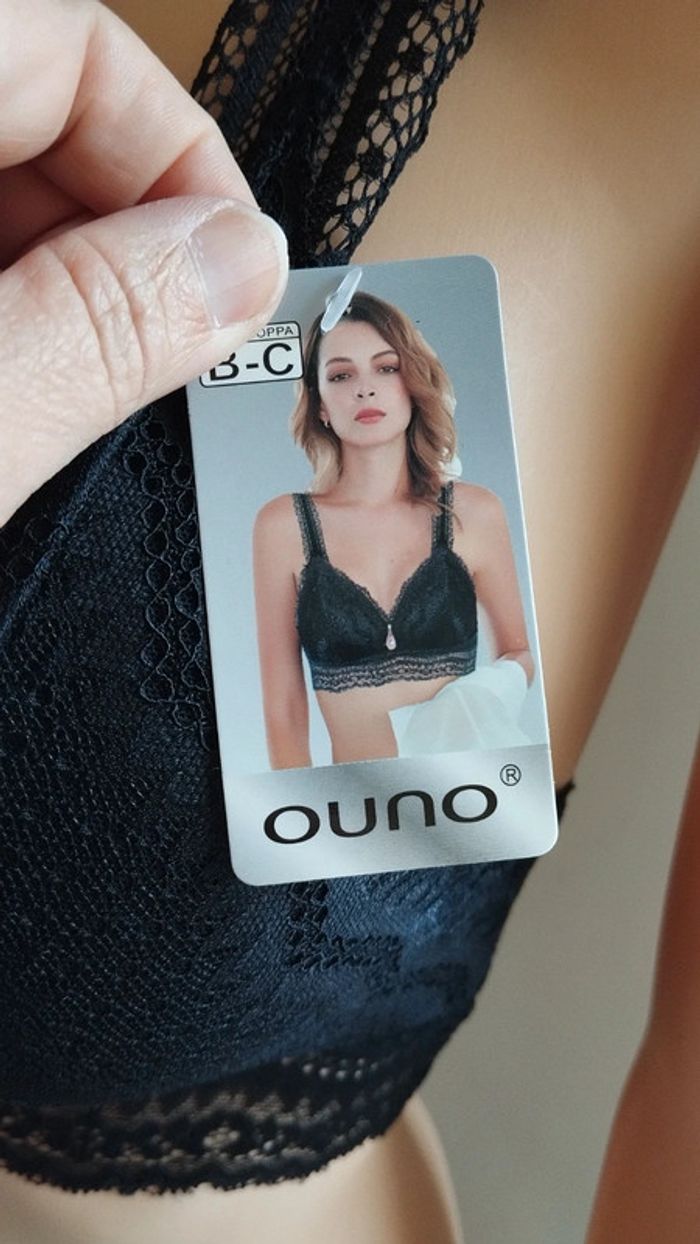 Soutien gorge croisé noir femme taille s/m bonnet b/c - photo numéro 4