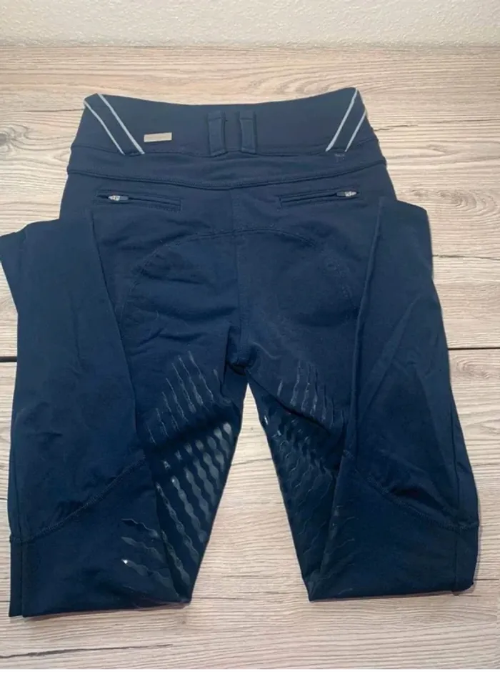 Pantalon  d’équitation  Fouganza  Marine  XS - photo numéro 3