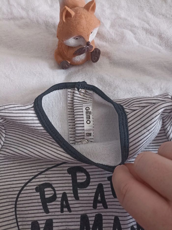 Pyjama 1 pièce 12 mois - photo numéro 3