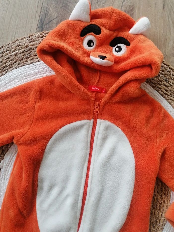 🦊 Combinaison polaire renard - 4 ans - photo numéro 2