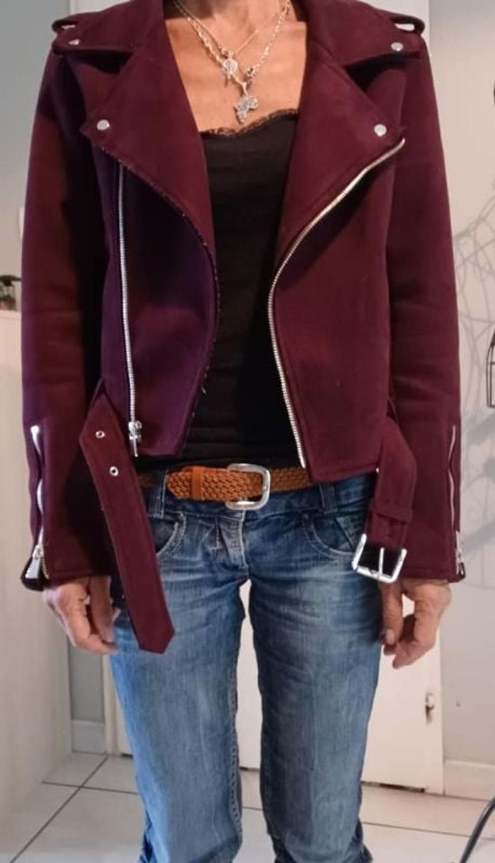 veste bordeaux xs